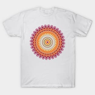 Orange Spice Mandala T-Shirt